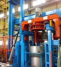 350rpm 3300kg / H Zinc Flake Dip Spin Coating Mesin Keseragaman Tinggi