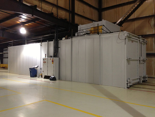 Powder Coating Gas Heating Curing Oven Suhu Seragam
