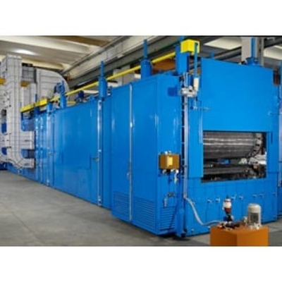 Metal Spray Coating Tunnel Kiln Dengan Belt Conveyor